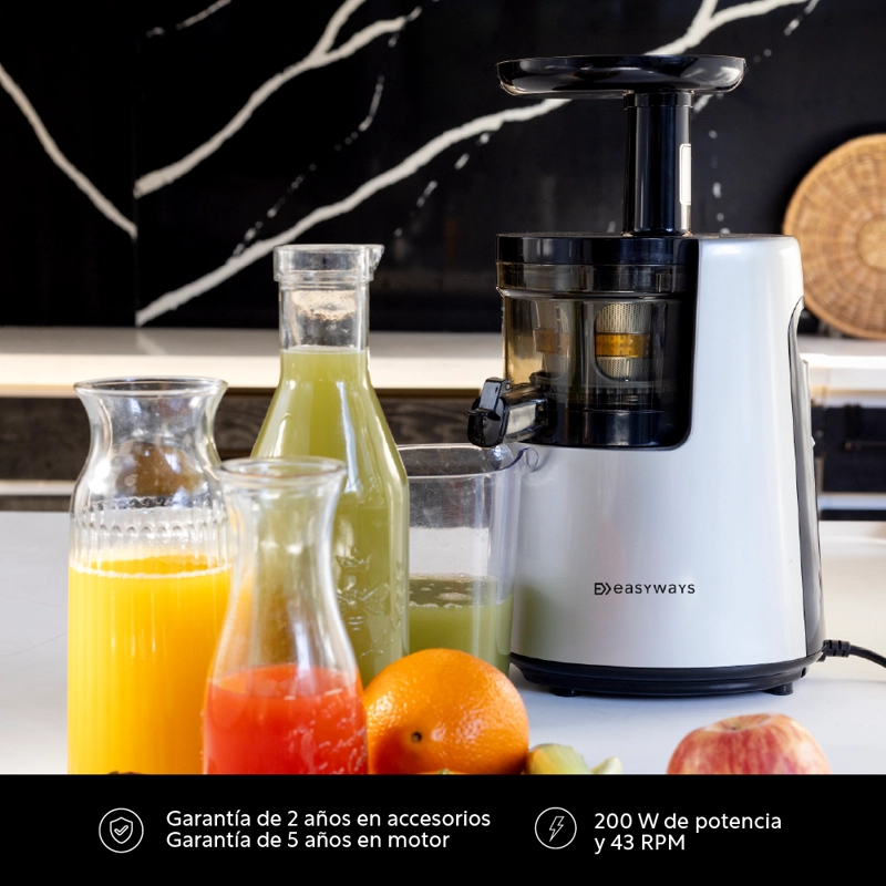 PRENSADORA DE JUGO EN FRÍO SLOW JUICER PRO EASYWAYS - 5