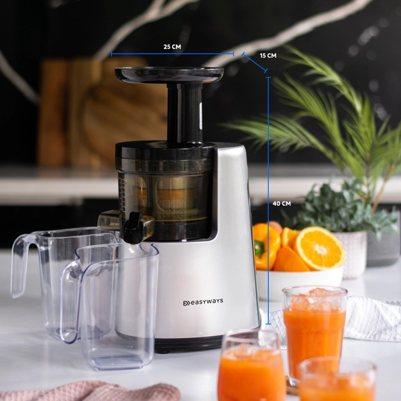 PRENSADORA DE JUGO EN FRÍO SLOW JUICER PRO EASYWAYS - 9