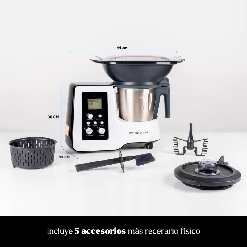 ROBOT DE COCINA KITCHEN PRO 2 L EASYWAYS - 6