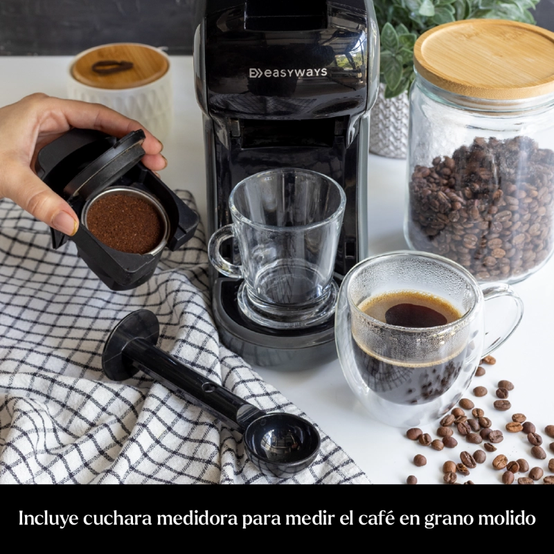 CAFETERA MILANO COFFEE 3 EN 1 ROJO EASYWAYS - 5