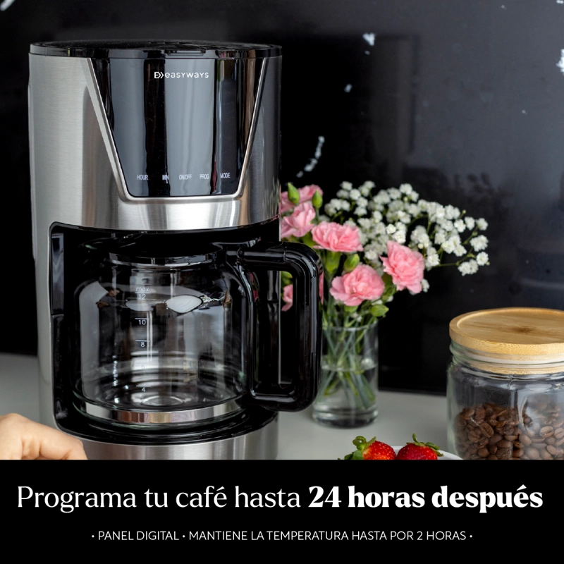 CAFETERA DE FILTRO SICILIA COFFEE 12 TAZAS EASYWAYS - 4