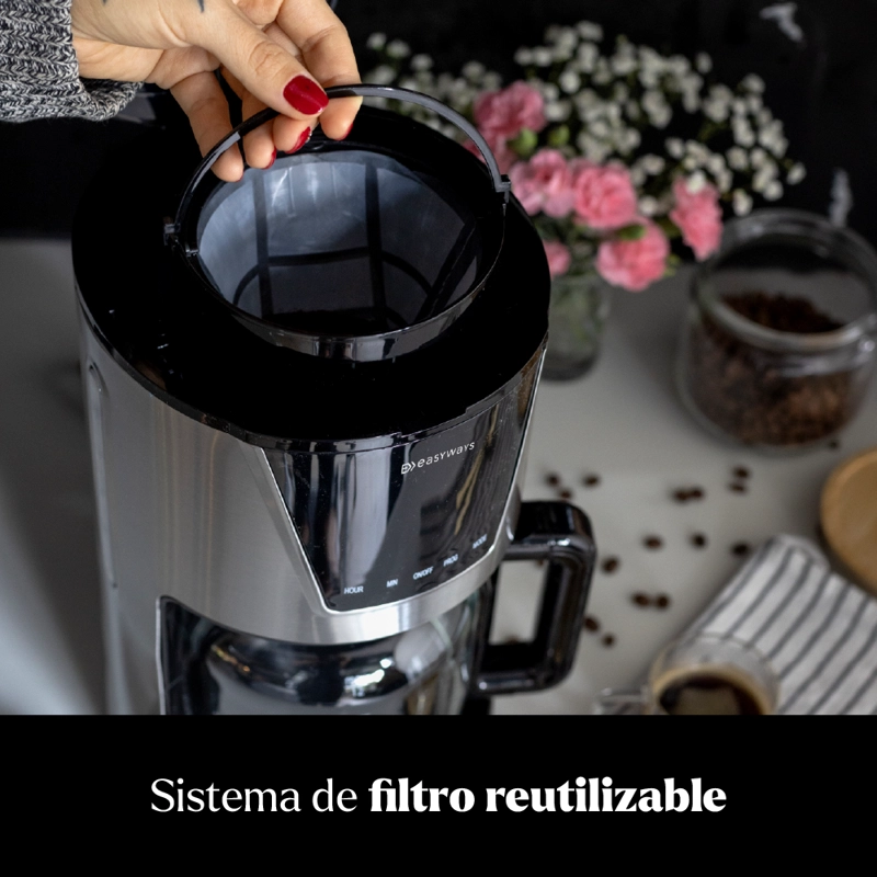 CAFETERA DE FILTRO SICILIA COFFEE 12 TAZAS EASYWAYS - 5