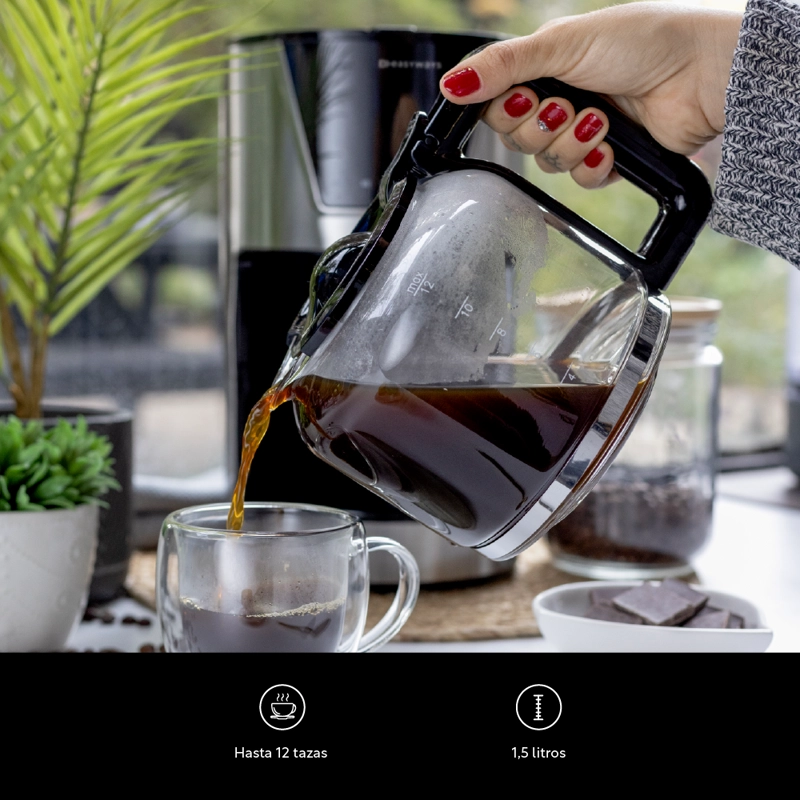 CAFETERA DE FILTRO SICILIA COFFEE 12 TAZAS EASYWAYS - 6