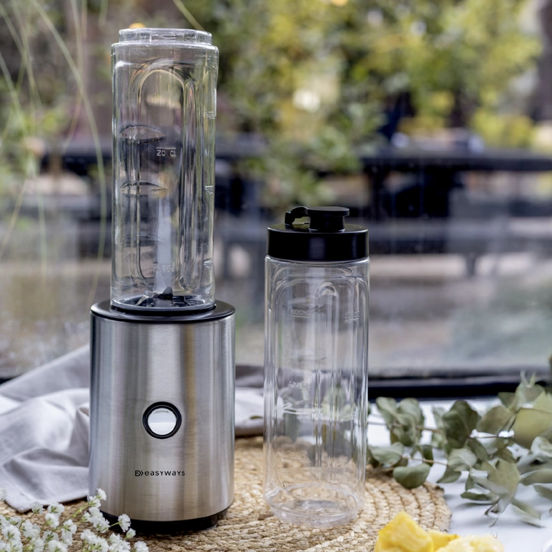 LICUADORA PERSONAL NUTRIBLENDER GO DOS VASOS 600 ML EASYWAYS - 6