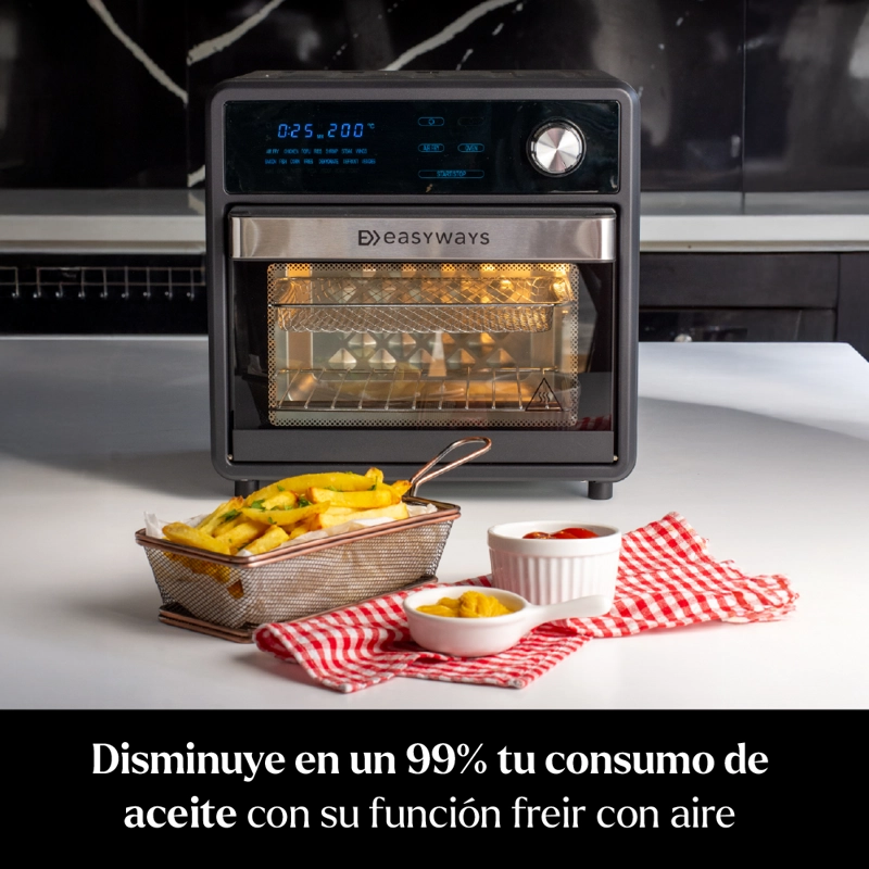 FREIDORA DE AIRE AIR FRYER CRUNCH 15 L EASYWAYS - 6