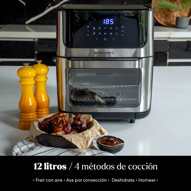 Freidora de Aire Horno Air Fryer Plus Lite 12 L EasyWays - 4