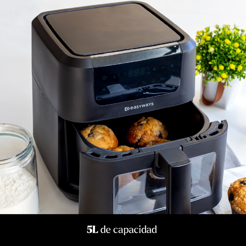 FREIDORA DE AIRE AIR FRYER CHIC PRIME 5 L CON VISOR EASYWAYS - 5
