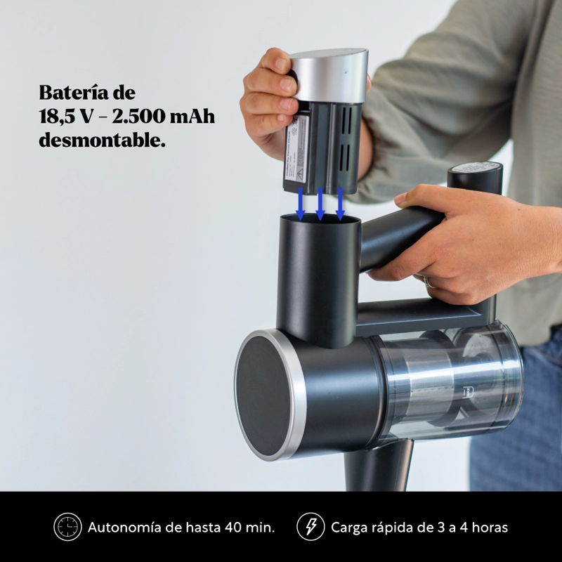 ASPIRADORA VERTICAL INALAMBRICA CYCLONE LITE EASYWAYS - 4