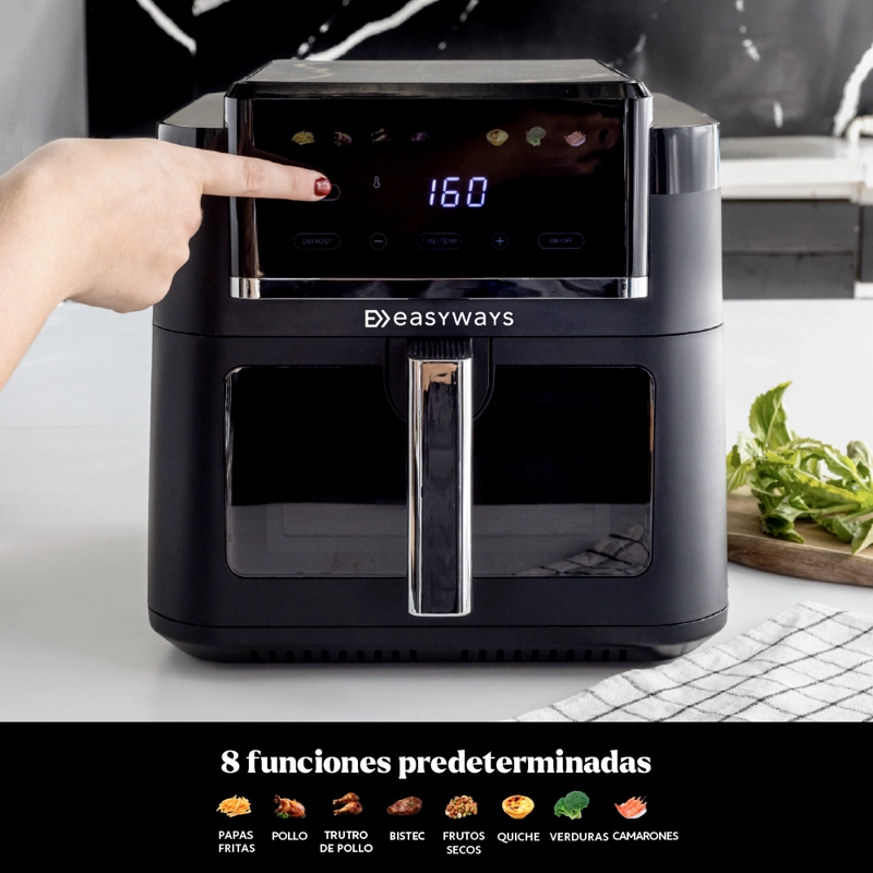 FREIDORA DE AIRE AIR FRYER XL PRIME 7,5L CON VISOR EASYWAYS - 4
