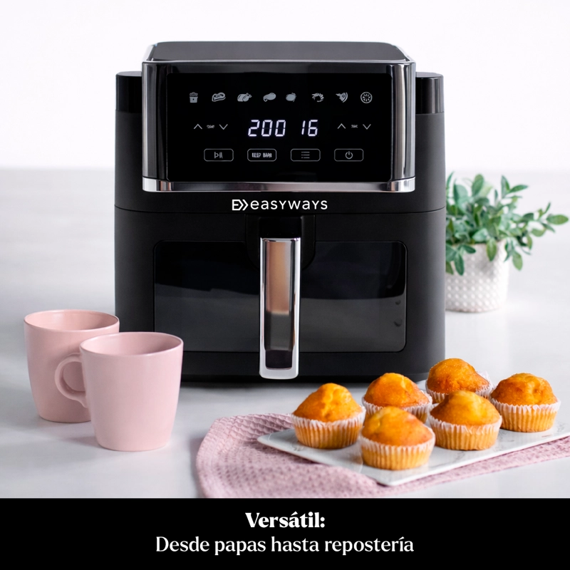 FREIDORA DE AIRE AIR FRYER XL PRIME 7,5L CON VISOR EASYWAYS - 6