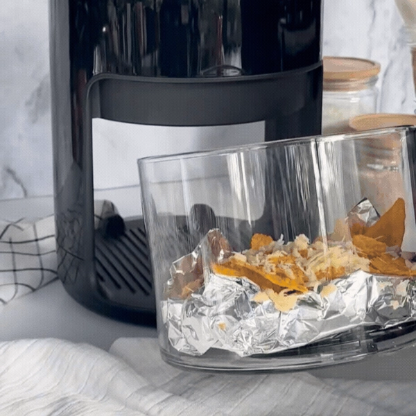 FREIDORA DE AIRE AIR FRYER CRYSTAL 4L VIDRIO EASYWAYS - 2