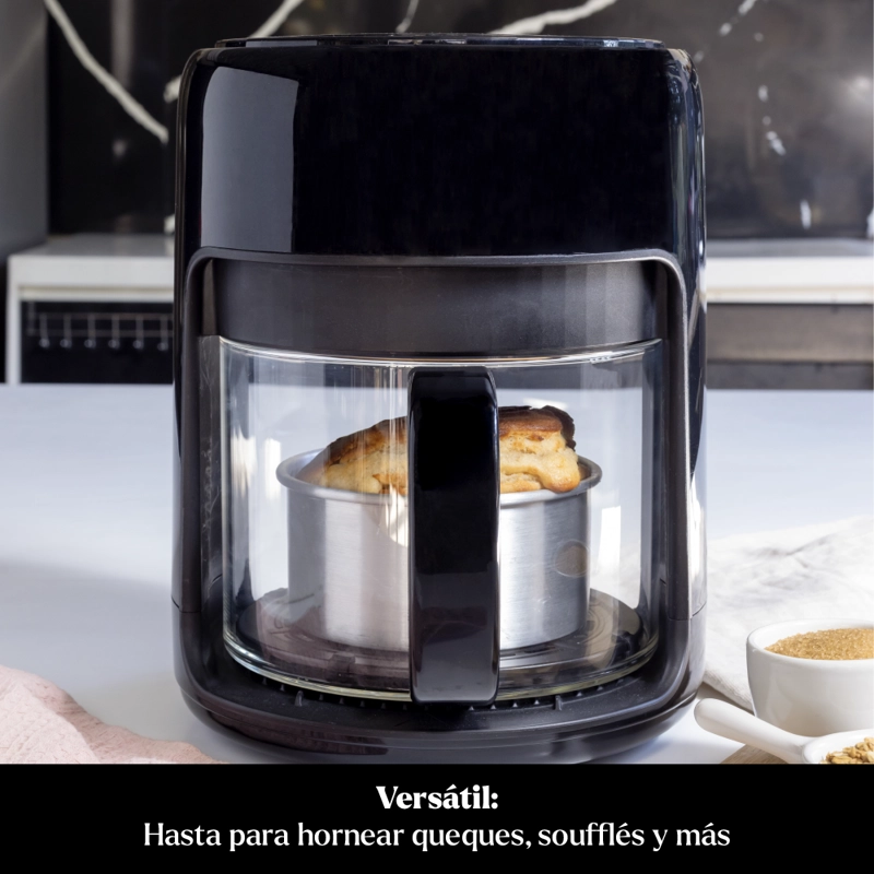 FREIDORA DE AIRE AIR FRYER CRYSTAL 4L VIDRIO EASYWAYS - 7