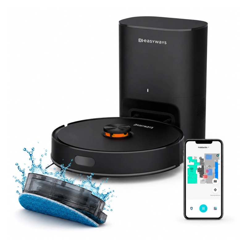 ASPIRADORA ROBOT SMARTCLEAN 360 PRIME CON ESTACION DE AUTOVACIADO - 2