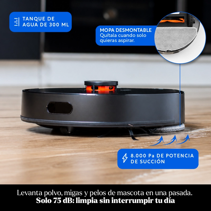 ASPIRADORA ROBOT SMARTCLEAN 360 PRIME CON ESTACION DE AUTOVACIADO - 6