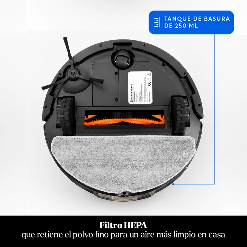 ASPIRADORA ROBOT SMARTCLEAN 360 PRIME CON ESTACION DE AUTOVACIADO - 7