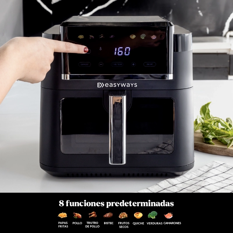 FREIDORA DE AIRE AIR FRYER XL PRIME 7,5L CON VISOR EASYWAYS - 4