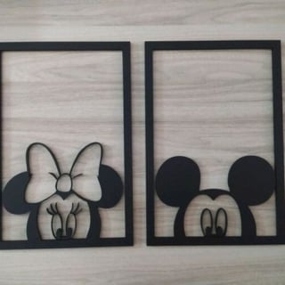 CUADRO DECORATIVO MICKEY AND MINNIE - 1