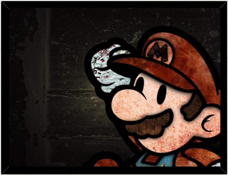 CUADRO DECORATIVO MARIO BROS 2 MEDIDAS 30X40 CM - 1