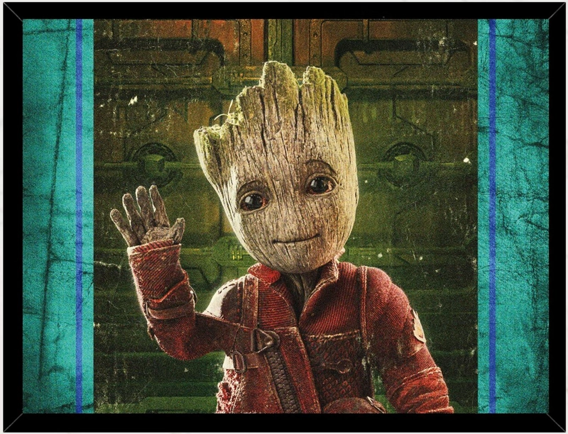 CUADRO DECORATIVO YO SOY GROOT MEDIDAS 30X40 CM - 1