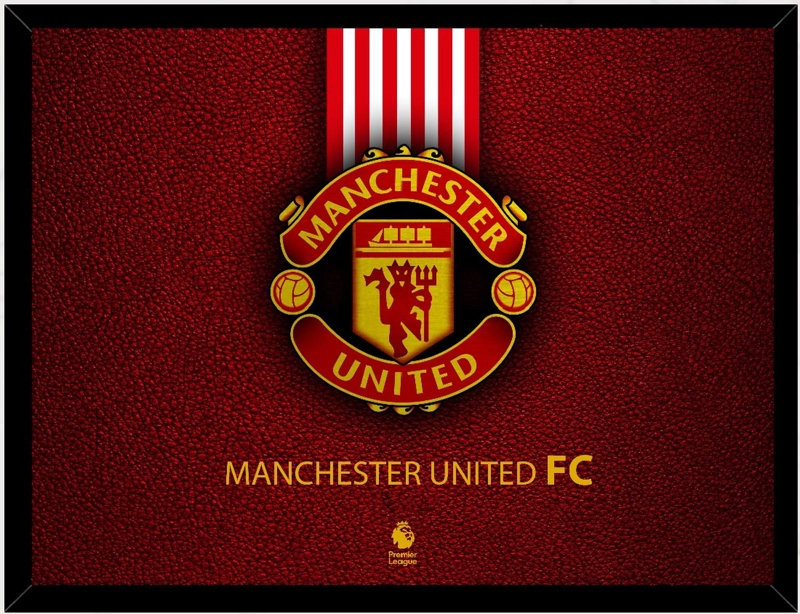 CUADRO DECORATIVO MANCHESTER UNITED MEDIDAS 30X40 CM - 1