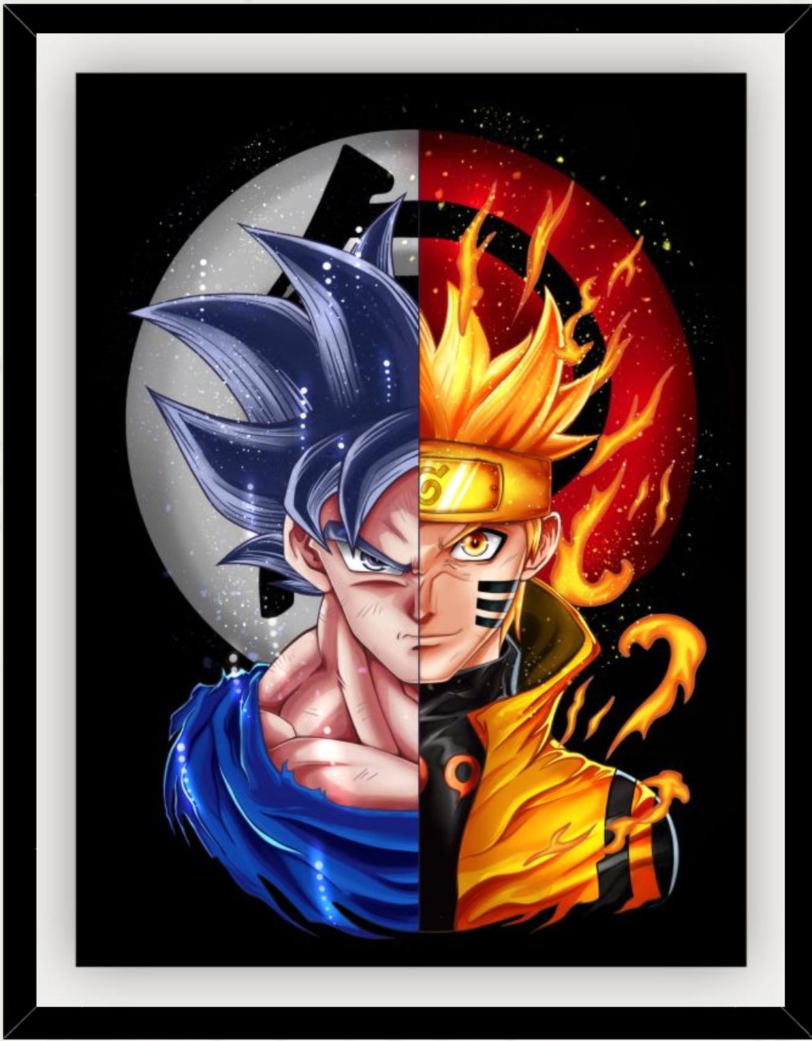 CUADRO DECORATIVO DRAGON BALL TRUNKS MEDIDAS 30X40 CM - 1