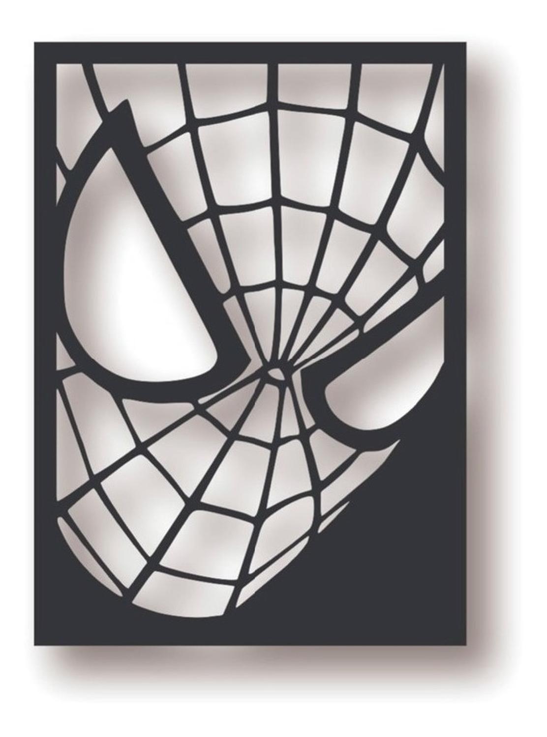 CUADRO SPIDER-MAN DECORATIVO EN MADERA MDF - 1
