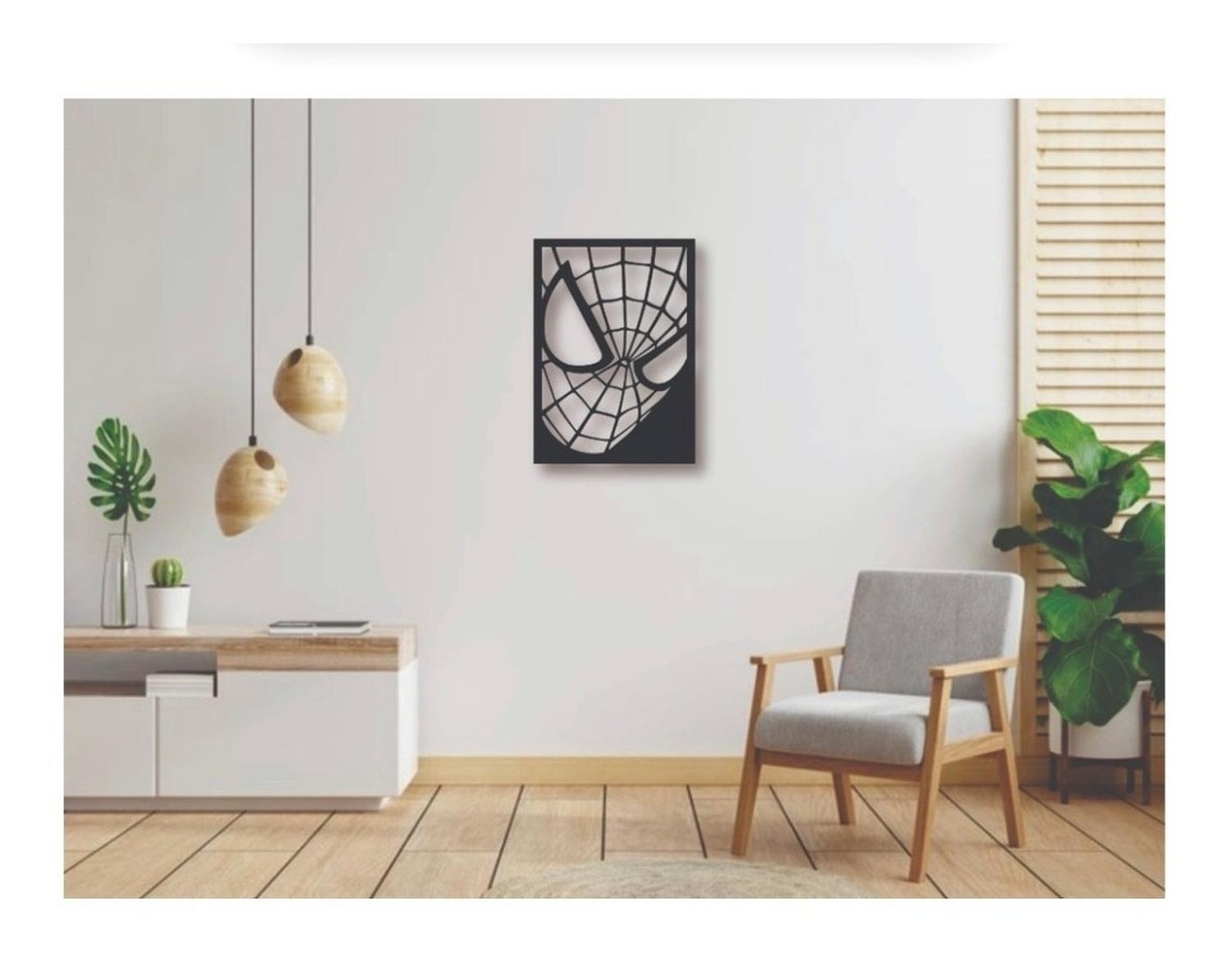 CUADRO SPIDER-MAN DECORATIVO EN MADERA MDF - 2