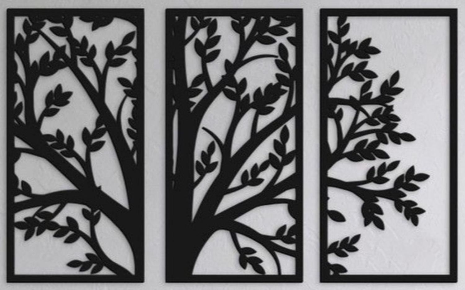 CUADRO DECORATIVO ÁRBOL DE LA VIDA ARTESANAL - 2