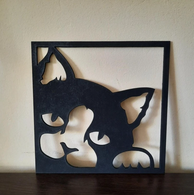 CUADROS GATOS DE LA SUERTE 20CMX20CM PACK 3UD - 5