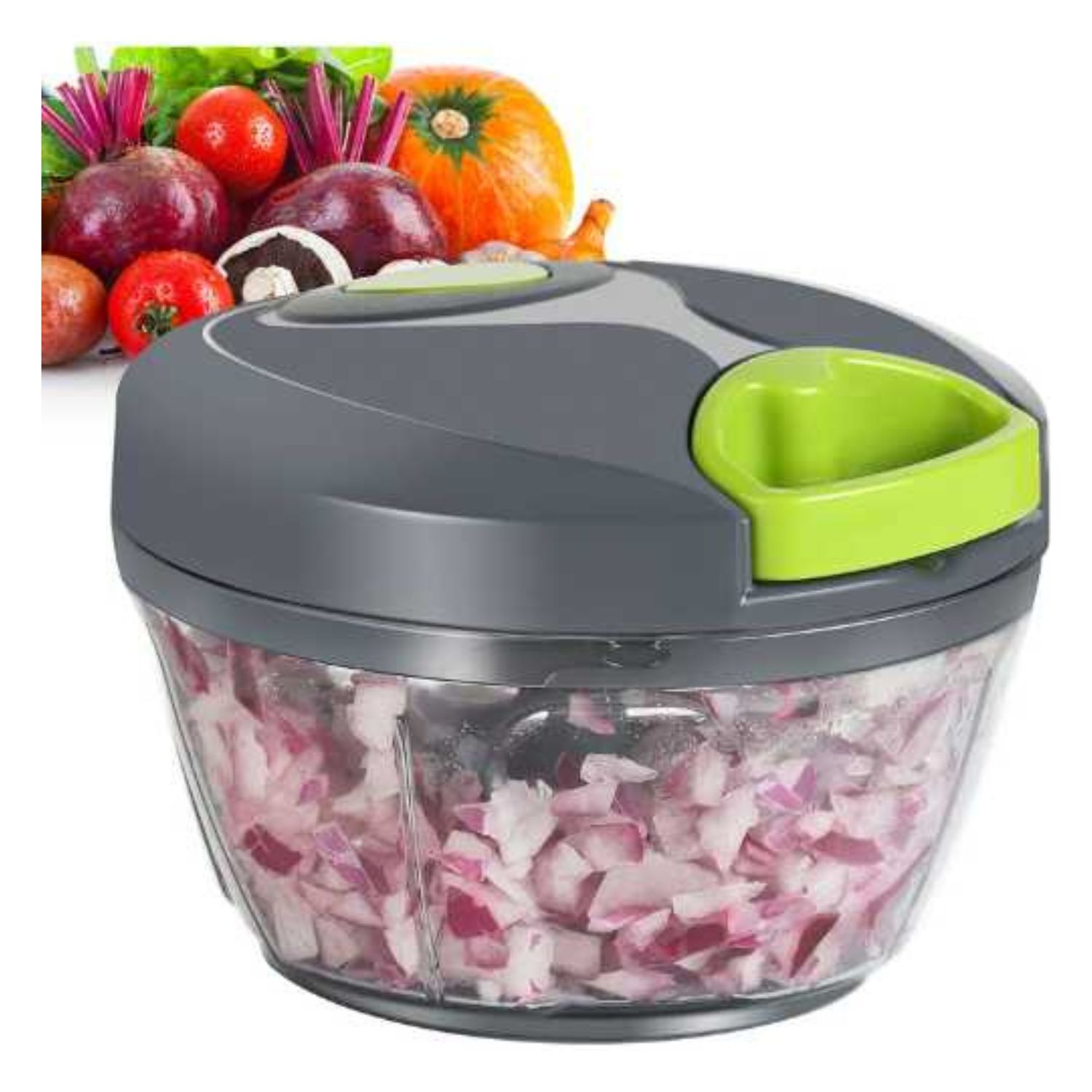 PICADOR DE VEGETALES 13X10 CM 400 ML - 1