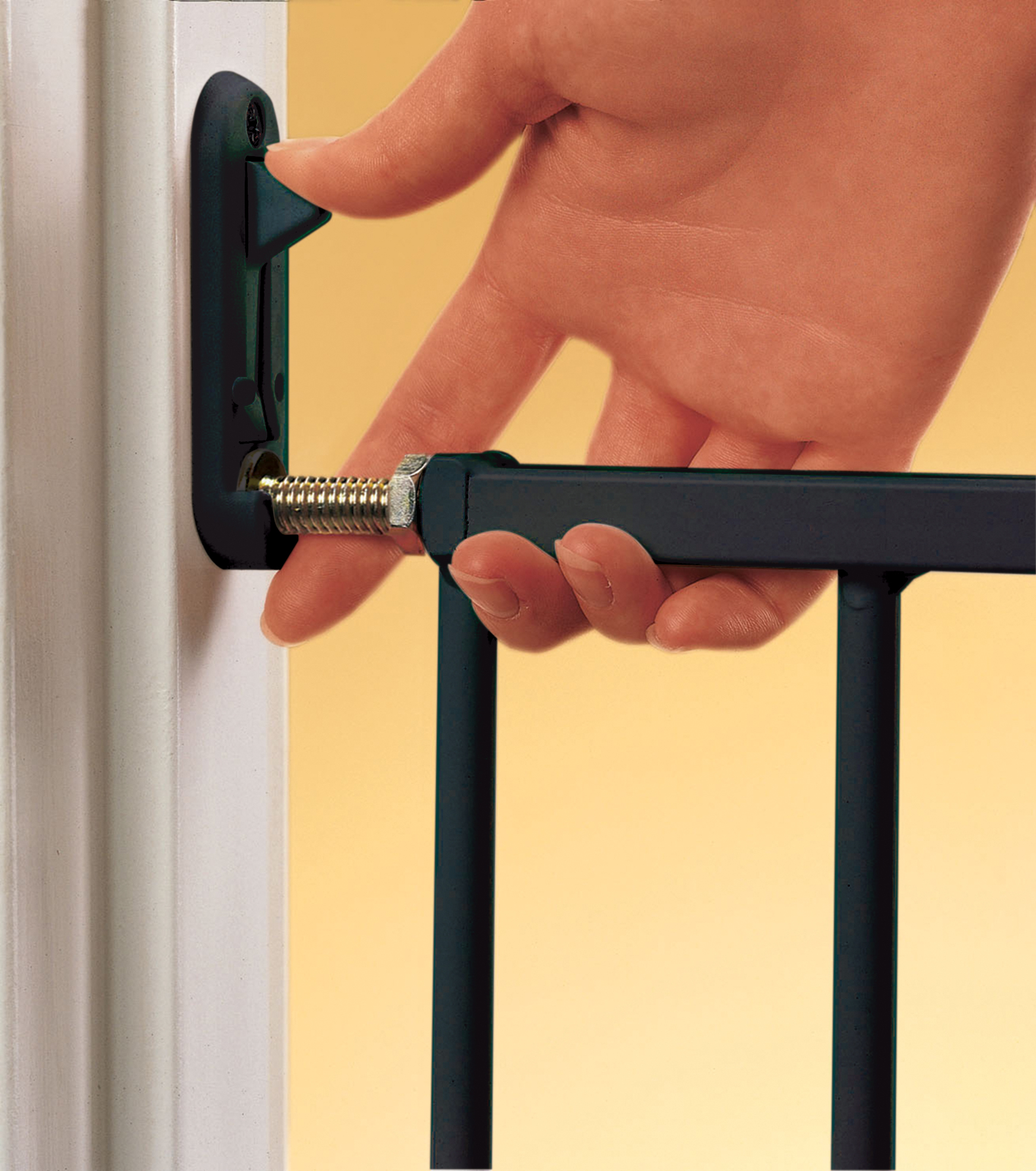 PUERTA DE SEGURIDAD PARA ESCALERA - KIDCO - NEGRO - 3