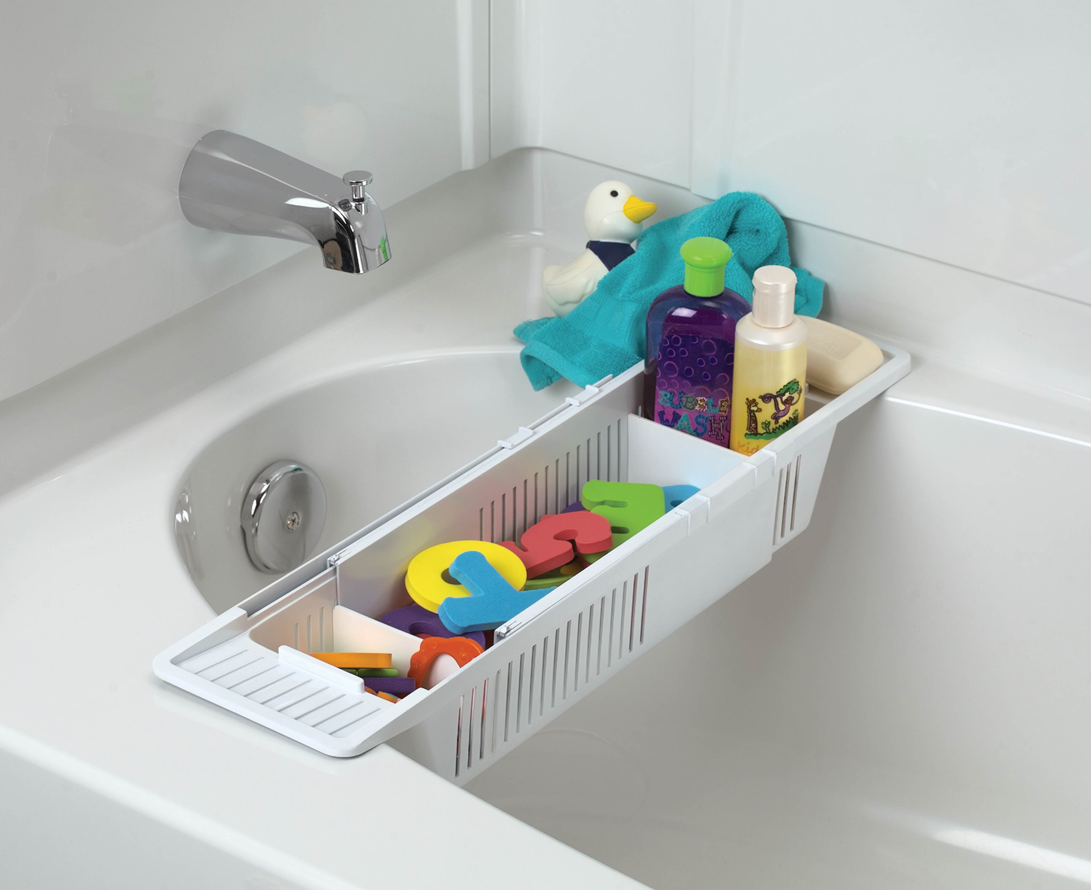 CANASTA DE ALMACENAMIENTO PARA BAÑO - KIDCO - BLANCO - 3