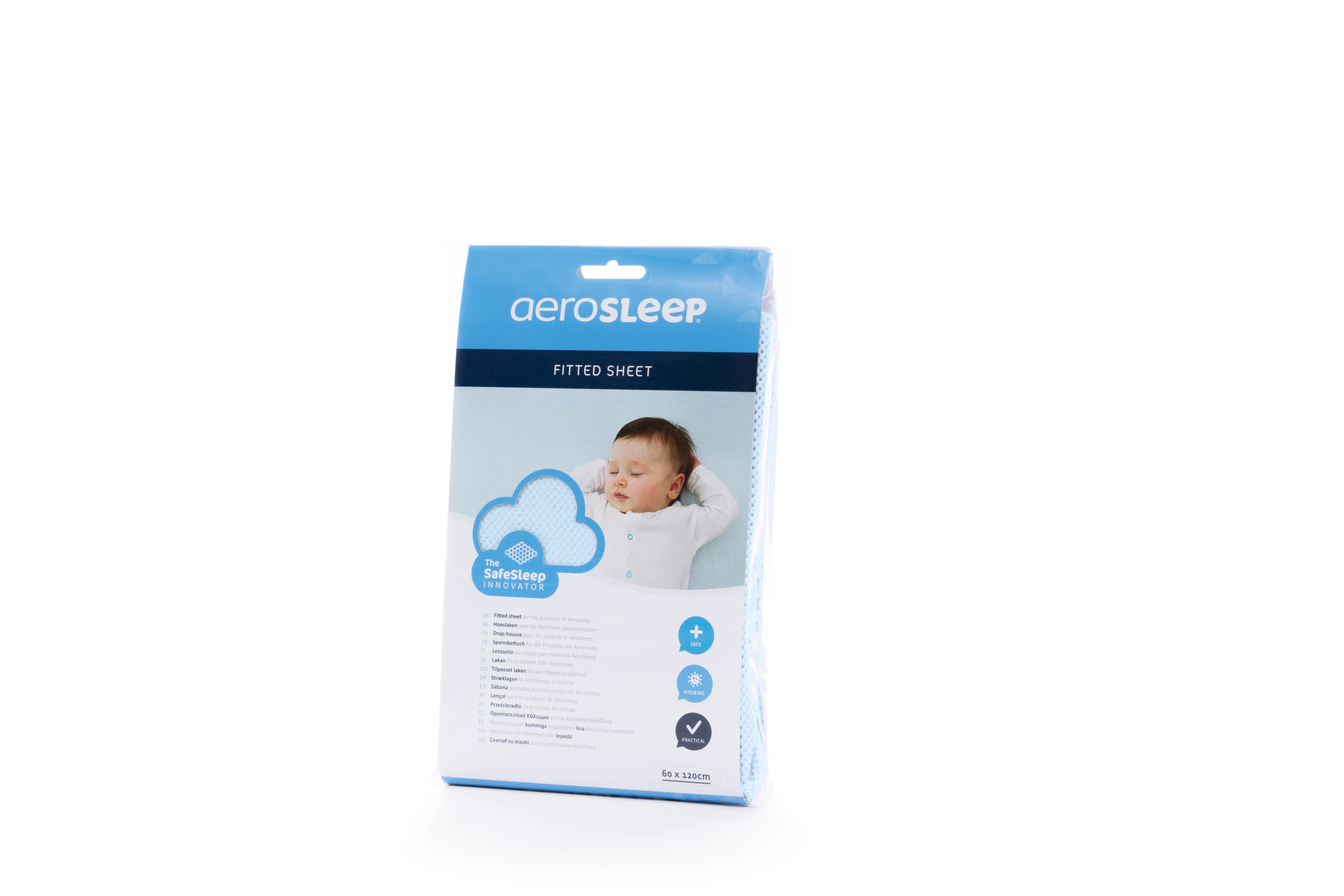 SABANA AJUSTABLE AEROSLEEP - BLANCO | AZUL - 2