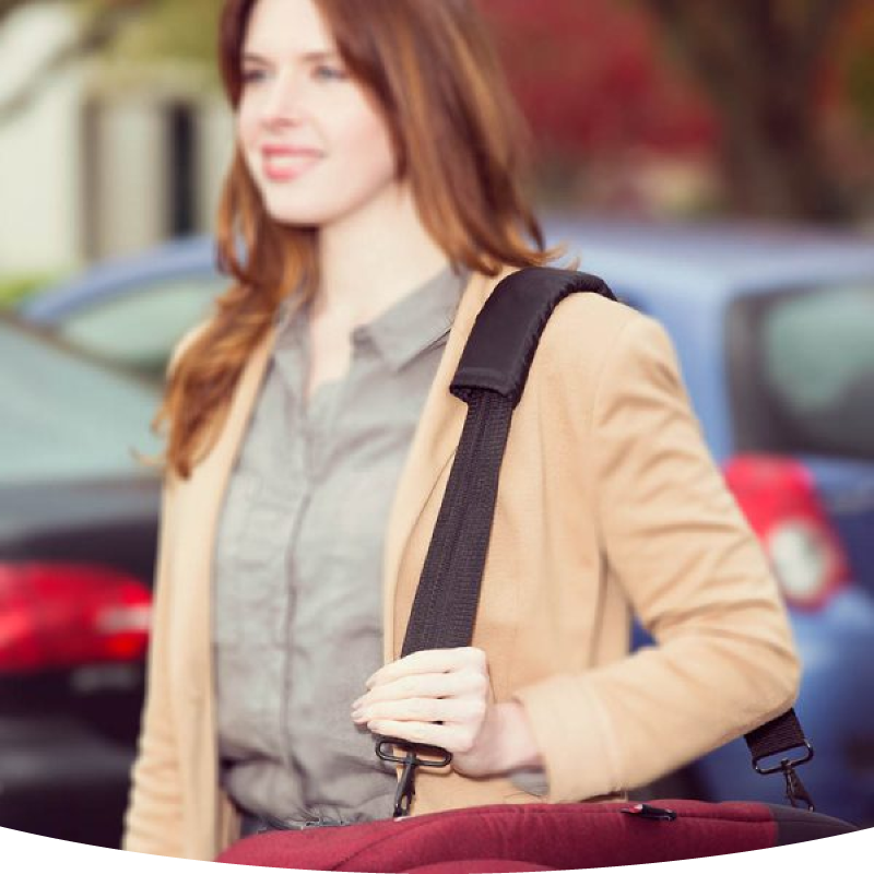 CORREAS DE TRANSPORTE PARA SILLA DE AUTO - DIONO - NEGRO - 3