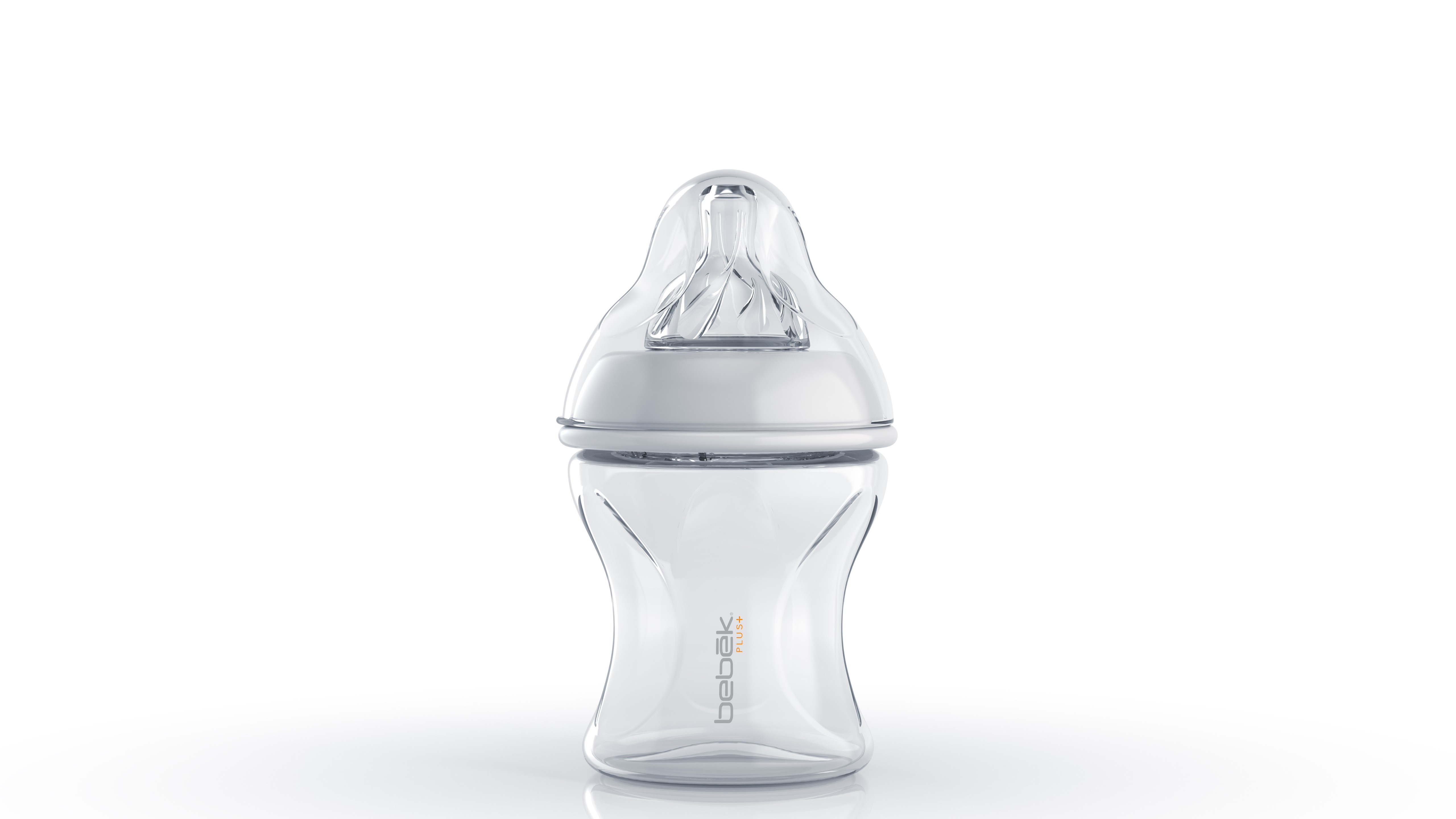 BIBERÓN BEBEK 27105 PLUS 150ML TETINA SENSEFLO™ FLUJO LENTO BLANCO - 1