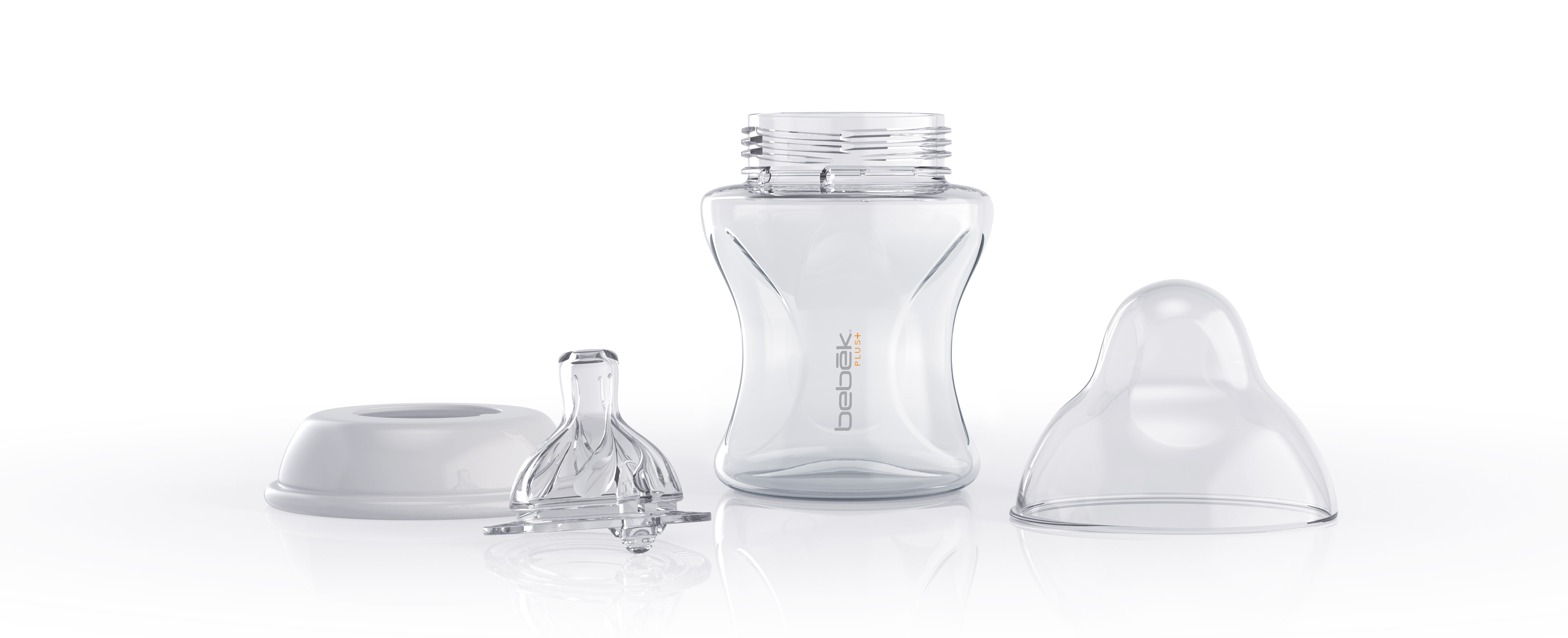 BIBERÓN BEBEK 27105 PLUS 150ML TETINA SENSEFLO™ FLUJO LENTO BLANCO - 2