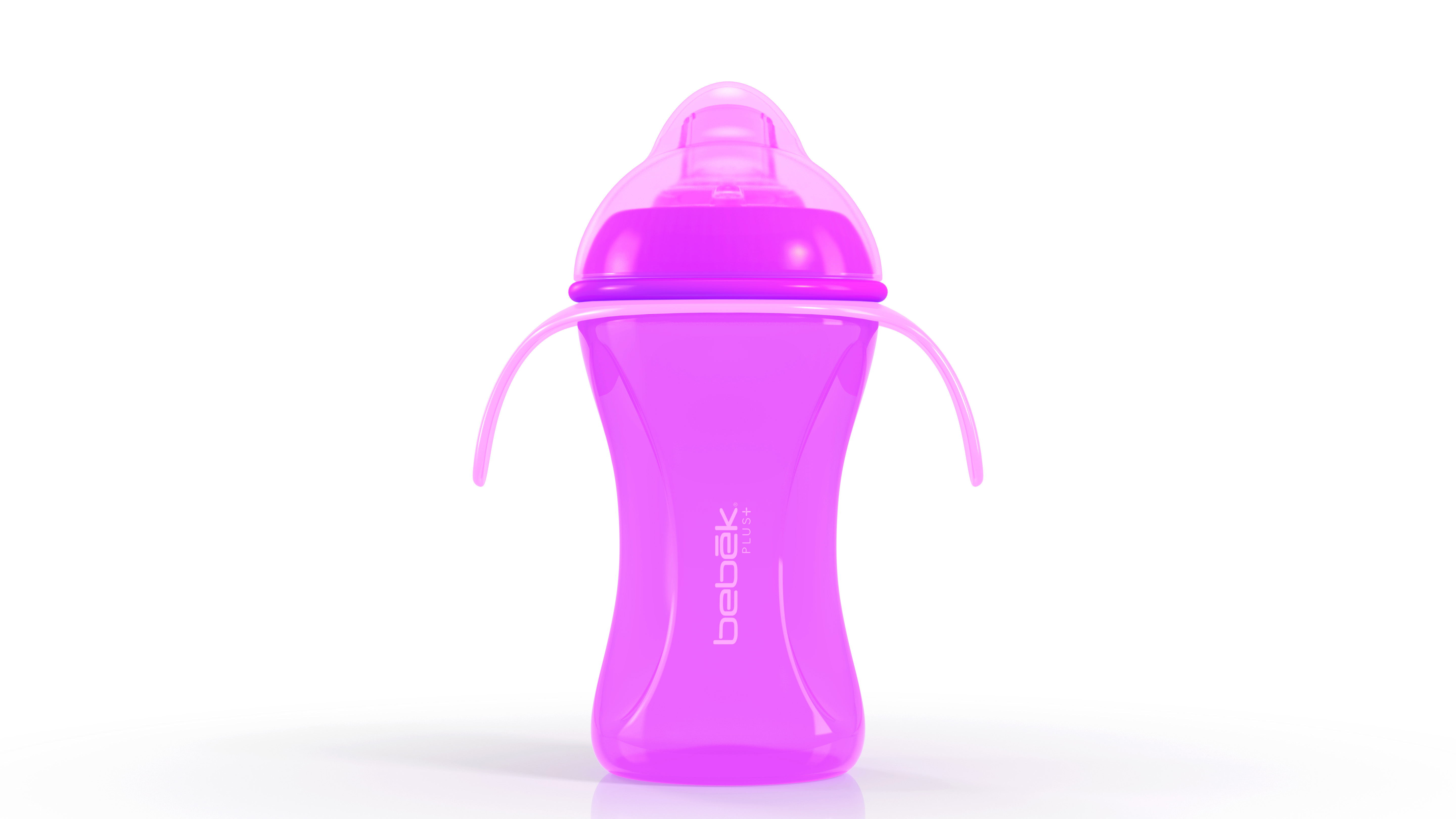 VASO DE ENTRENAMIENTO PLUS 240ML CON ASAS - BOQUILLA DE SILICONA SENSEFLO™ - MORADO/LILA - 1