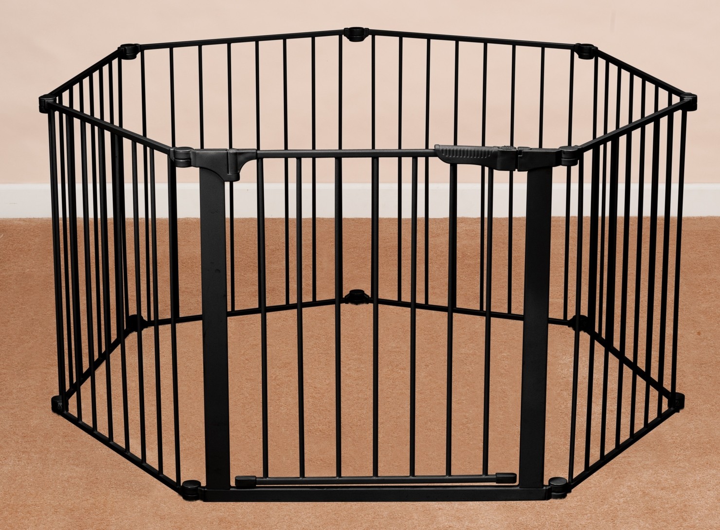PUERTA SEGURIDAD KIDCO NEGRO AUTOCONFIGURABLE CON CIERRE AUTOMÁTICO (210 CM) - 3