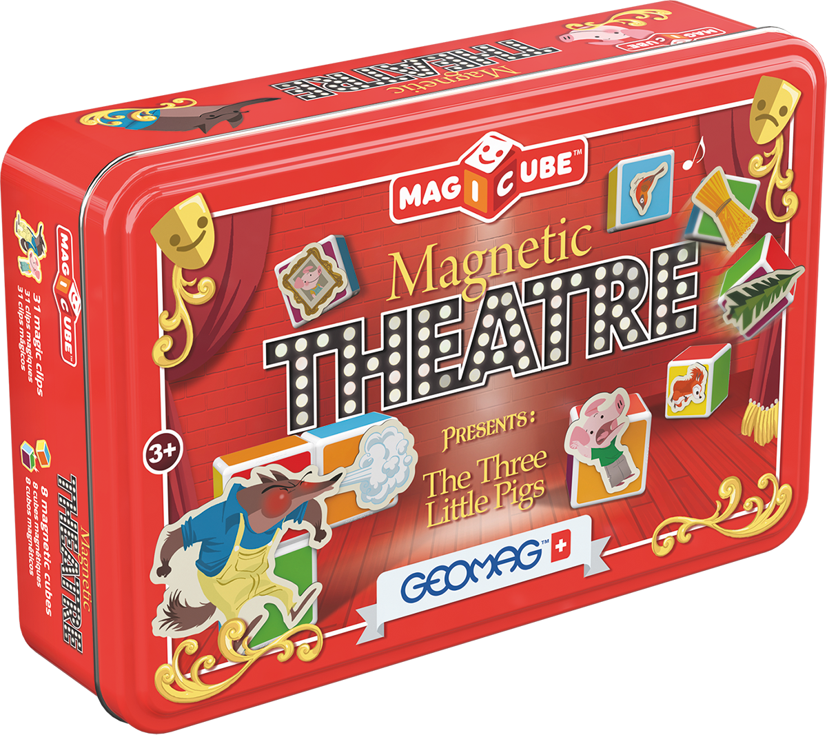 JUEGO MAGNETICO MAGICUBE TEATRO (42 PIEZAS) - 3
