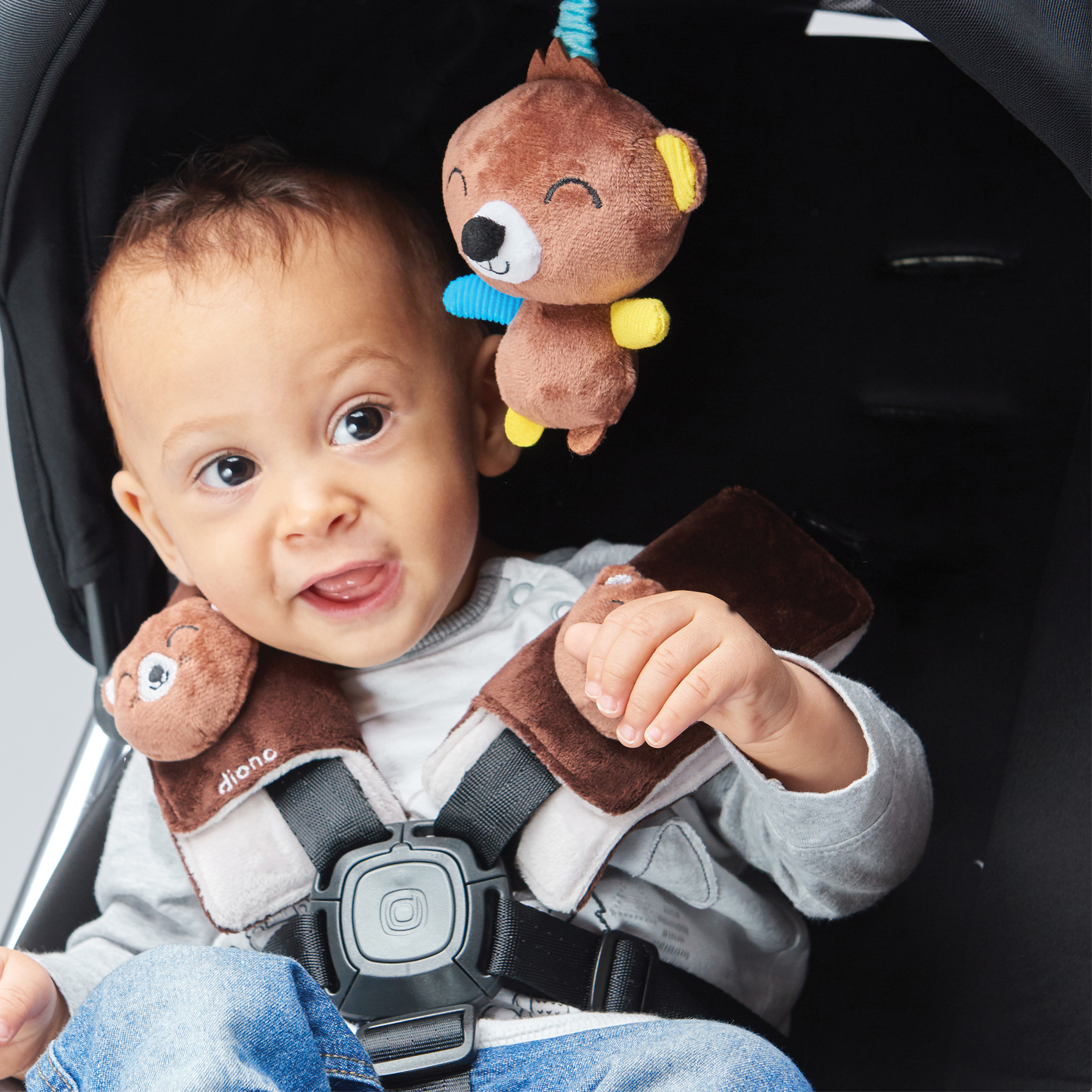 ALMOHADILLA ARNÉS CON JUGUETE DIONO BABY - OSO - 2