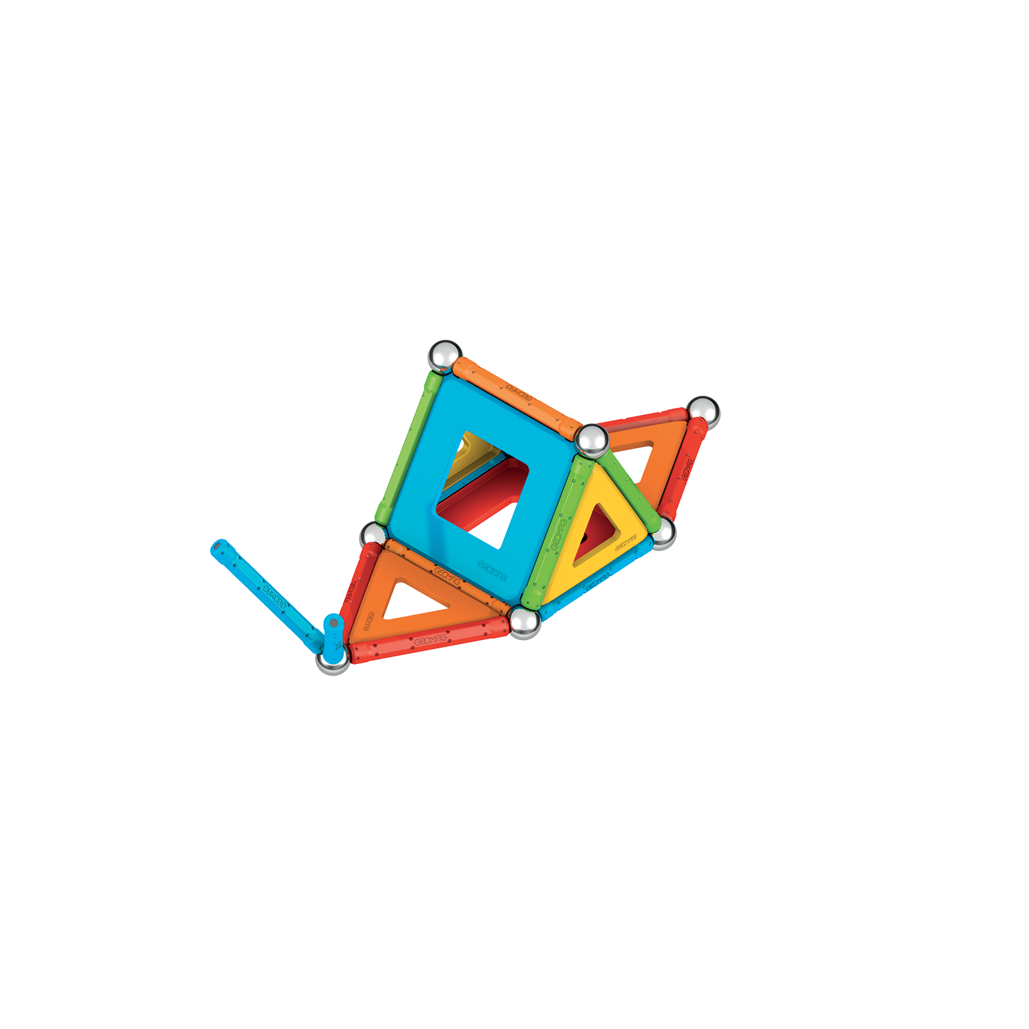 JUEGO DE CREACION MAGNÉTICO SUPERCOLOR (52 PIEZAS) - LÍNEA ECOLÓGICA - 2