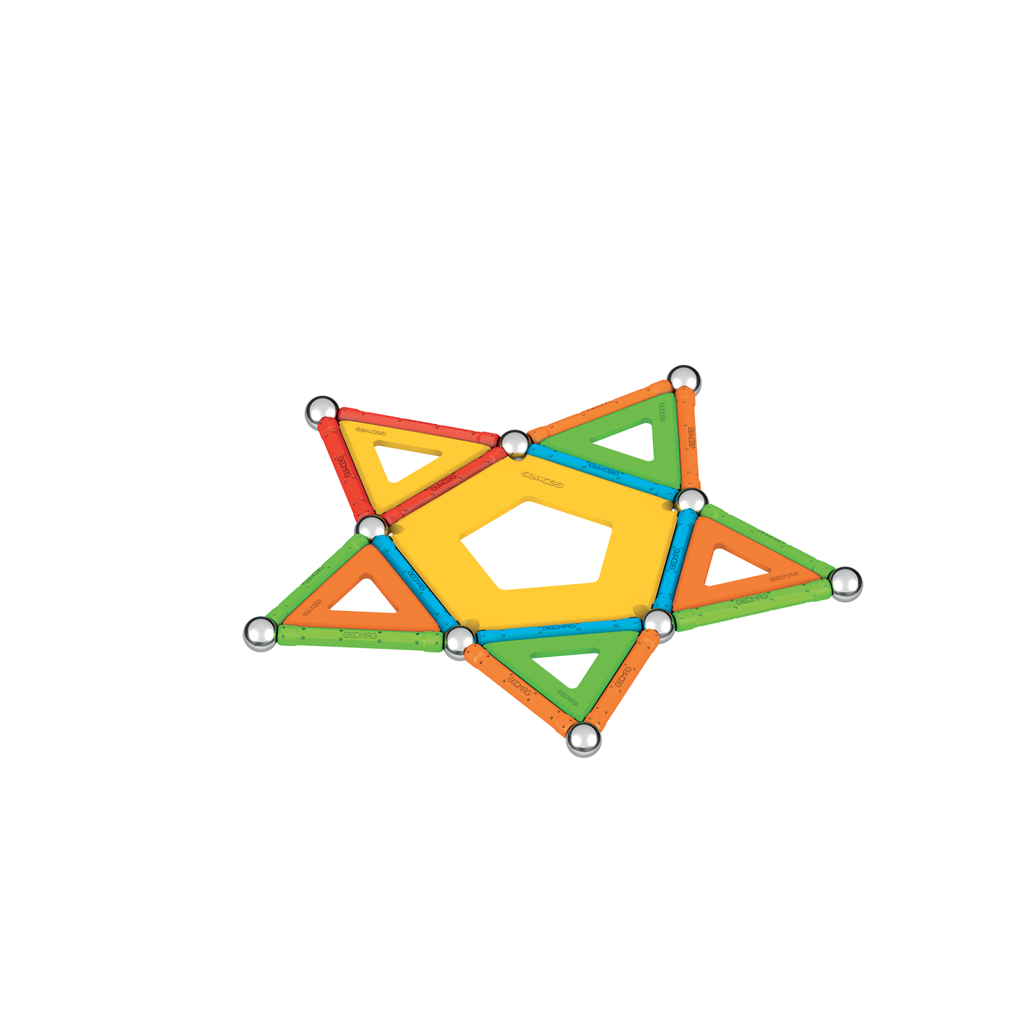 JUEGO DE CREACION MAGNÉTICO SUPERCOLOR (52 PIEZAS) - LÍNEA ECOLÓGICA - 4