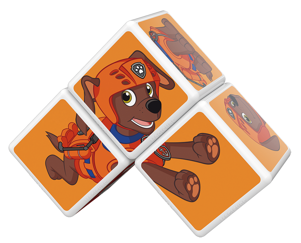 CUBOS MAGNÉTICOS GEOMAG GEO-078 MULTICOLOR MAGICUBE PAW PATROL - MARSHALL RUBBLE Y ZUMA (3 PIEZAS) - 5