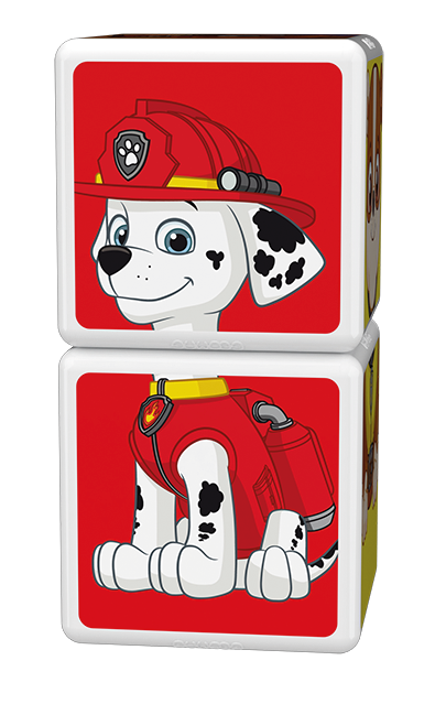 CUBOS MAGNÉTICOS GEOMAG GEO-078 MULTICOLOR MAGICUBE PAW PATROL - MARSHALL RUBBLE Y ZUMA (3 PIEZAS) - 9