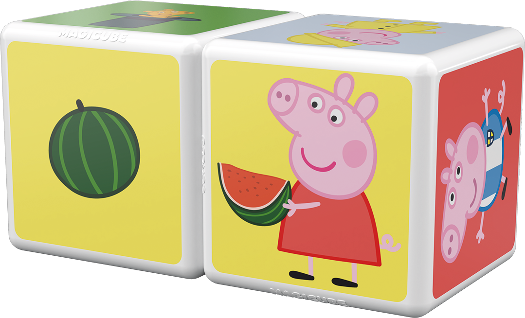 CUBOS MAGNÉTICOS MAGICUBE PEPPA PIG - DESCUBRE Y COMBINA (2 PIEZAS) - 2