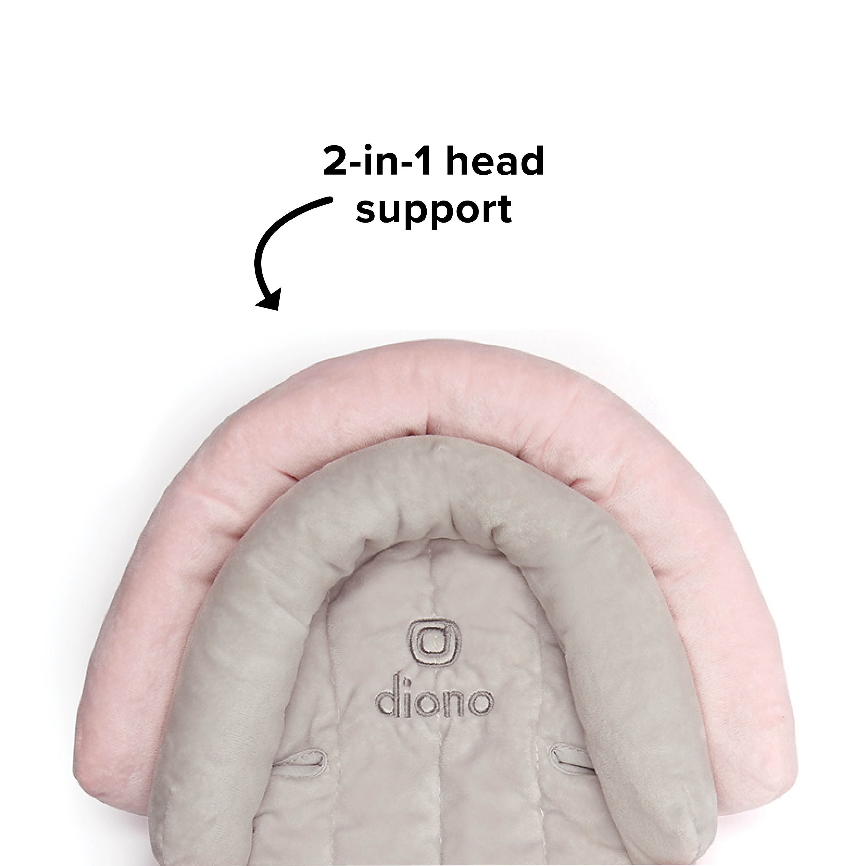 ALMOHADA DIONO APOYA CABEZA BEBÉ ROSADO 39 CM MULTICOLOR - 6