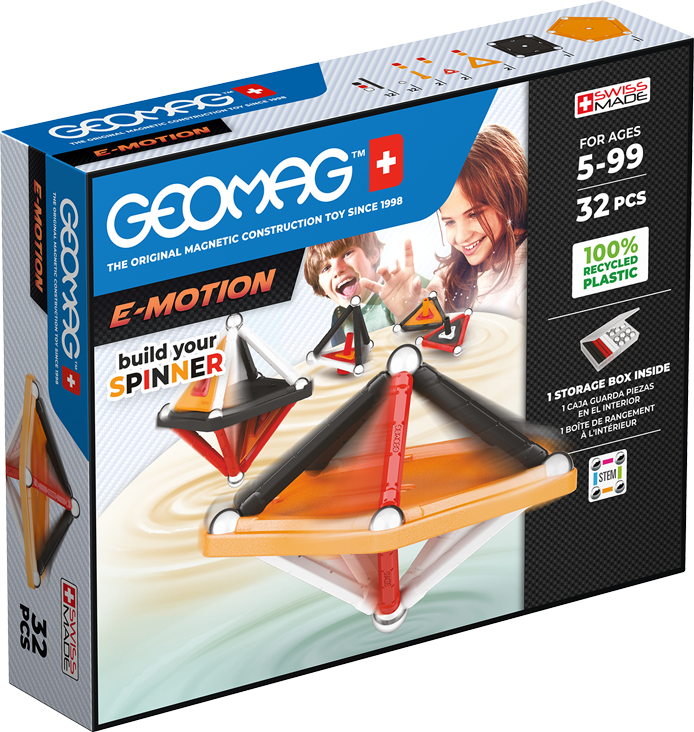 JUEGO DE CREACION MAGNÉTICO GEOMAG GEO-038 E-MOTION (32 PIEZAS) - 1