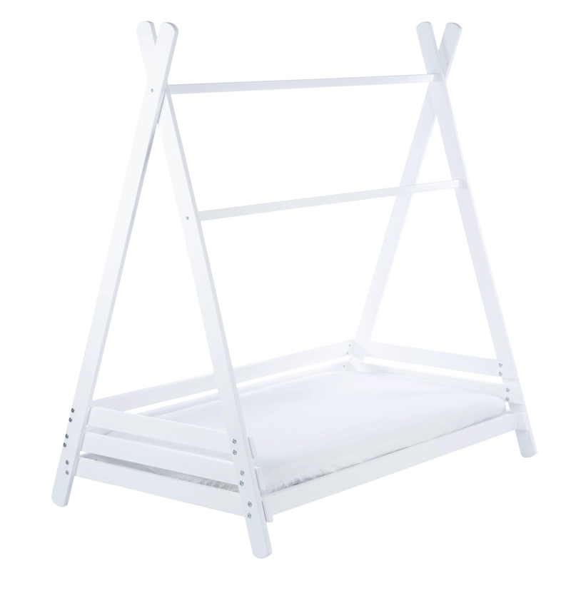 CAMA TRANSICIÓN DREWEX MILO MADERA BLANCO MONTESSORI (140 X 70) - 1