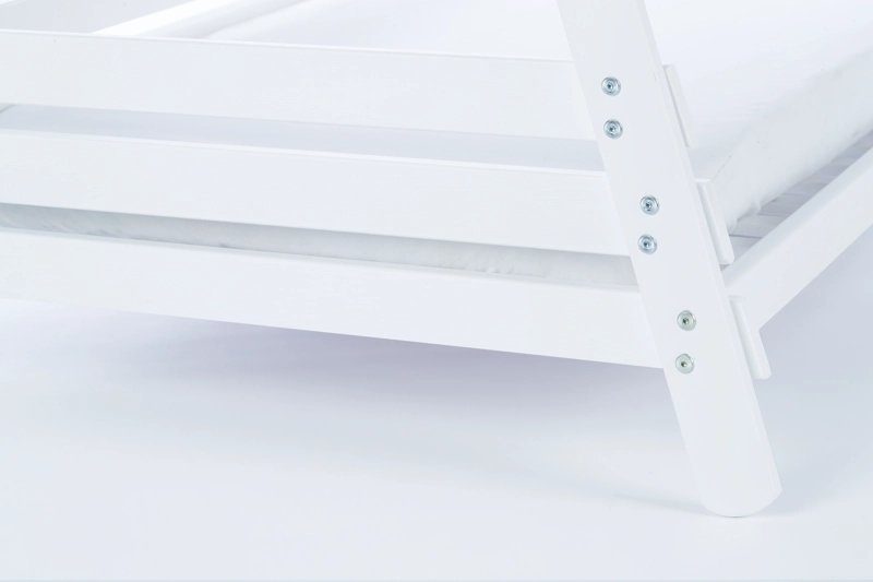 CAMA TRANSICIÓN DREWEX MILO MADERA BLANCO MONTESSORI (140 X 70) - 6