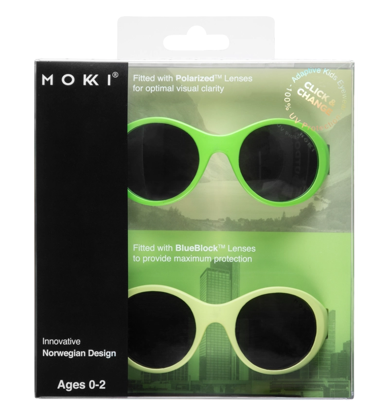 LENTES DE SOL PARA BEBE S - CLICK & CHANGE - (0-2 AÑOS) | VERDE - 8